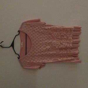 Maurice's M Dusty Pink Rose Flowy Top